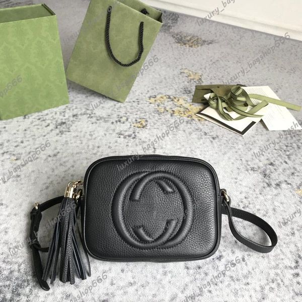

handbags purse woman bag soho disco gg genuine leather tassel zipper shoulder bags women crossbody tassel messenger guccis luxurys