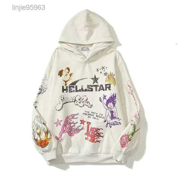 

high street fleece mens hooded hoodies harajuku stranger things oversize loose sweatshirts hip hop hoody 1mdlc{category}, Black