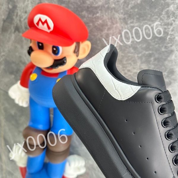 

2023 new casual shoes small white shoes lovers' letters flat bottom lace up board shoes men's and women's sports low shoes, Black