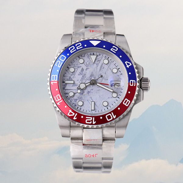 

mens wrist watches clearance sale ceramic bezel automatic mechanical 2813 movement watch luminous sapphire folding buckle waterproof self wi, Slivery;brown