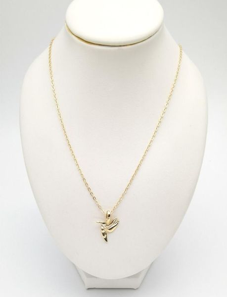 

bird chain alloy clavicle gold bone pendant short necklace05643578, Silver