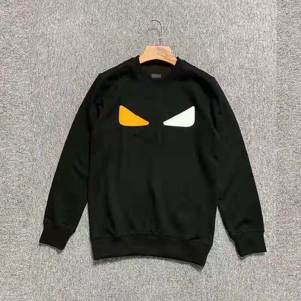 

mens hoodies pullover long sleeve hoodie brand man designer for woman eyes hip hop top, Black