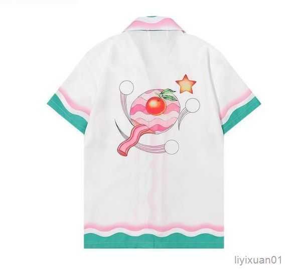 

summer mens t-shirts short sleeve casablanc-s printing loose shirts varsity shirt womens silk tee asian size 7 yrss, White;black