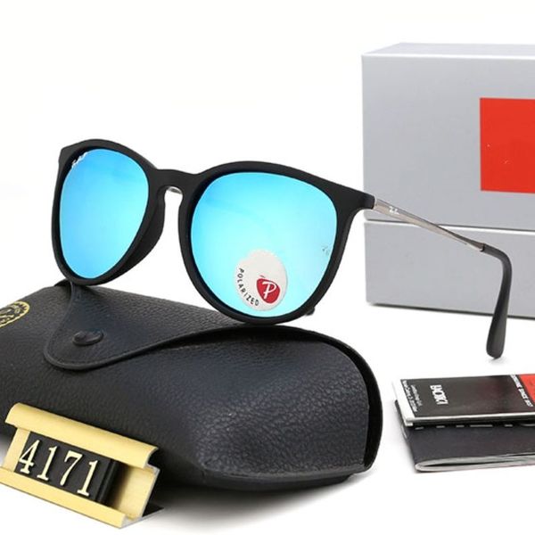 

mens classic brand retro women sunglasses bans luxury designer eyewear bands metal frame designers ray sun glasses woman 4171 polarizing len, White;black