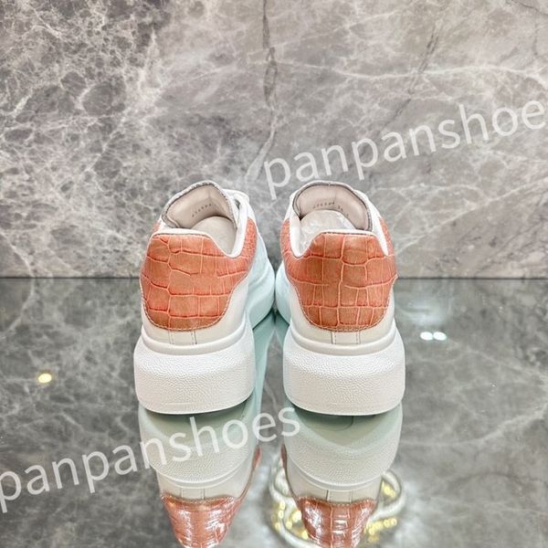 

2023 luxury designer sneakers casual shoe leather lace up men fashion platform white black mens womens espadrilles sports trainer