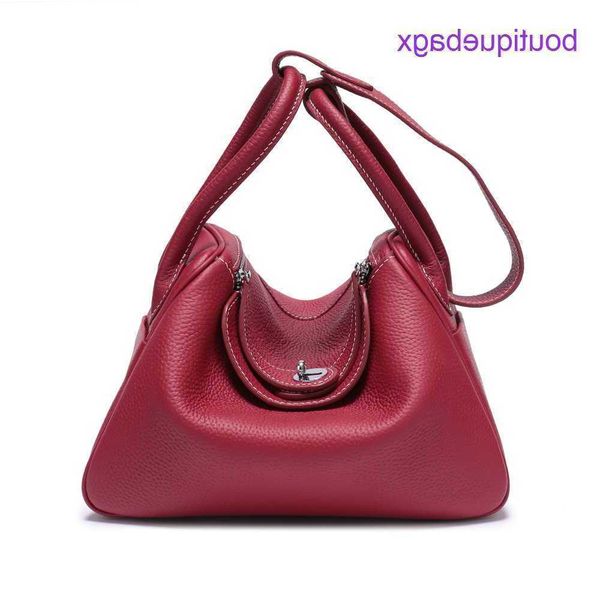 

designer lindi bags h home 2023 new women's bag cow leather lychee grain single shoulder hand doctor medicinehave real logo