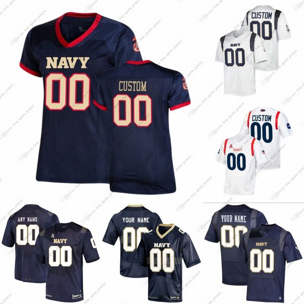 

custom ncaa navy midshipmen college football jerseys maquel haywood anton hall eavan gibbons john marshall colin ramos amin hassan xavier ar, Black