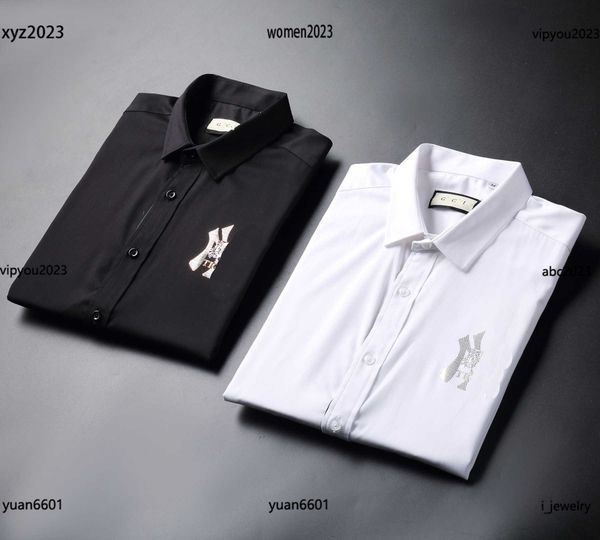 

men shirt luxury slim silk t-shirt long sleeve casual business clothing size m-xxxl single breasted lapel shirts new listing, White;black