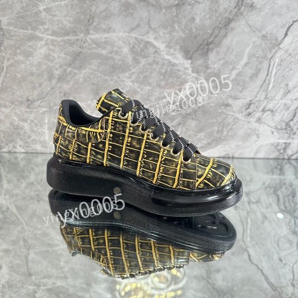 

2023 new designer casual shoes men women platform sneakers leather mens and womens outdoor shoe, Black