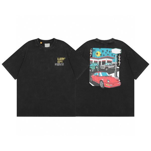 

men's plus tees & polos round neck embroidered and printed polar style summer wear with street pure cotton 1e21d, Black;brown