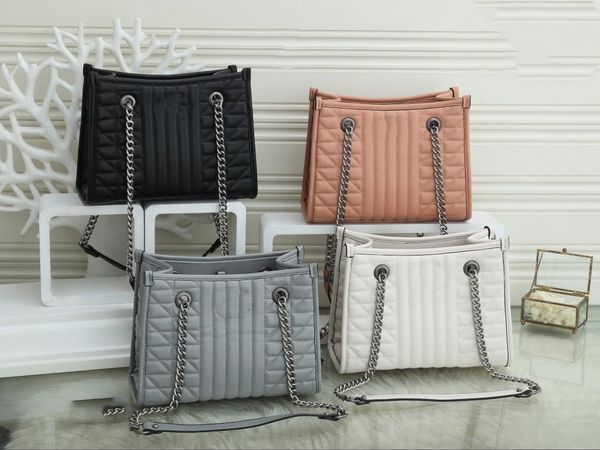 

2023 ladies handbag luxury designer handbags classic shoulder bags totes leather purses high capacity shape rhombic grid diagonal stripes wo