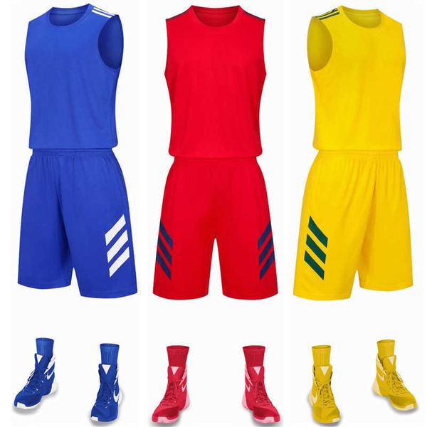 

new children's clothing breathable vest basketball uniform jersey printable number training set, Black;red