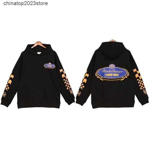 

mens hoodies rhude hoodie letter print long sleeve fashion men women sweatshirts luxury sweater hip hop brand us size 15grxu, Black