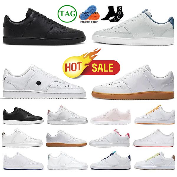 

court vision low sneakers designer mens women running shoes triple white black game royal navy rose pink sail oxford casual trainers sports