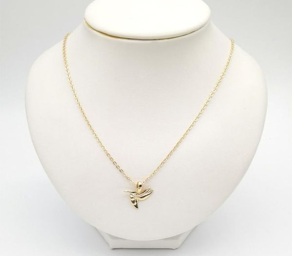 

bird chain alloy clavicle gold bone pendant short necklace08819335, Silver