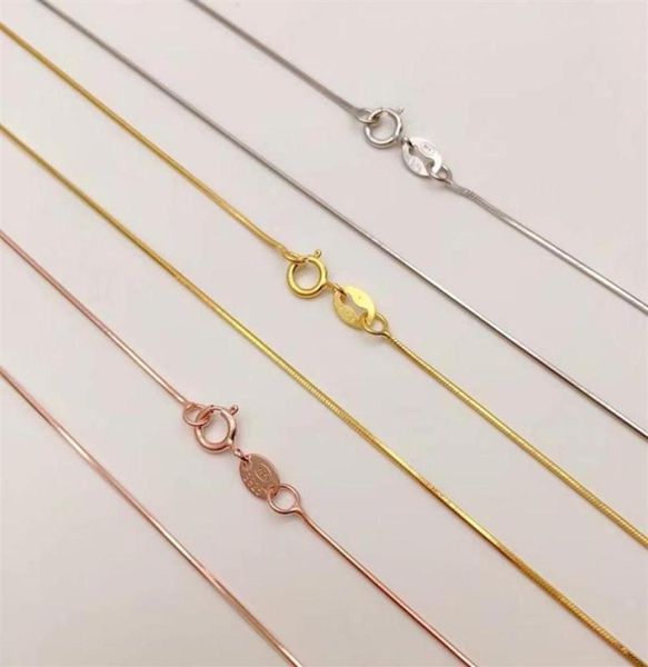 

chains lo paulina genuine 925 sterling silver chain for woman 40cm/45cm europe brand necklace collar bijoux xl210121-s57841489