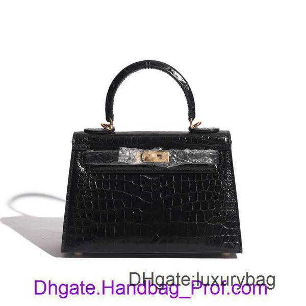 

factory wholesale 9a quality hrems kyllie shoulder handbags of sale high end quality second generation mini bag crocodile grain head layer c