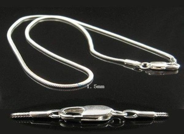 

wholesale 50pcs 1.5mm 18inch sterling silver plated chain2767811