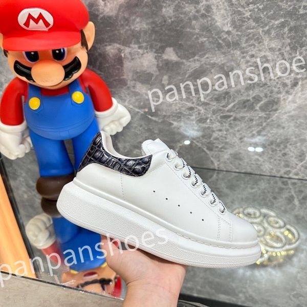

2023 r sneakers casual shoes leather lace up men fashion platform white black mens womens espadrilles sports trainer