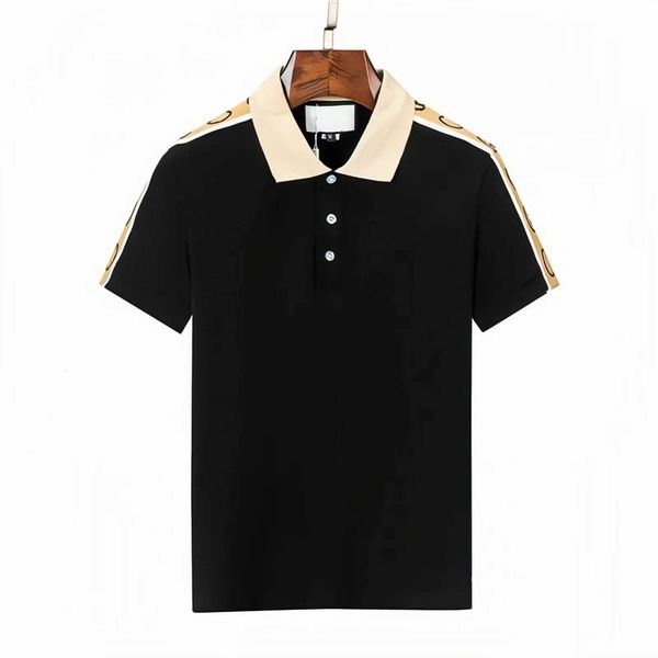 

mens polo shirt designer mens fashion horse shirt summer leisure t shirt mens brand big g golf polo shirt embroidered street trend asian siz, White;black