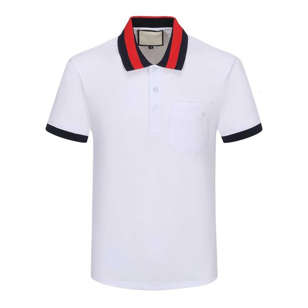 

23ss men's polos shirts luxury italy men clothes short sleeve fashion casual men's summer g t shirt many colors are available size, White;black