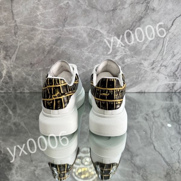 

new luxurys casual shoes small white shoes lovers' letters flat bottom lace up board shoe men's and women's sports low shoes, Black