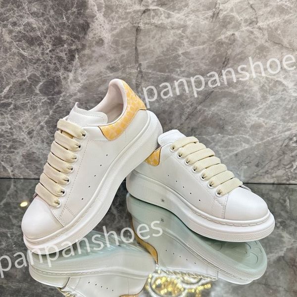 

2023 luxurys designer sneakers casual shoe leather lace up men fashion platform white black mens womens espadrilles sports trainer