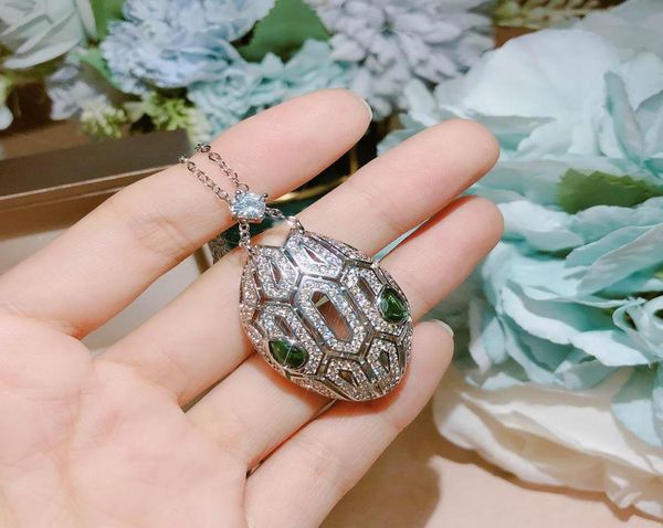 

python necklace jewelry for women pendants thick necklace suit fine custom luxurious jewelry earrings1057011, Silver