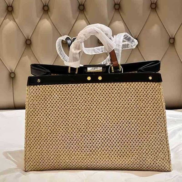 

new shoulder bags for women with brand summer woven handbag designer handbags tote messenger vintage bag straw crossbody clutch female purse