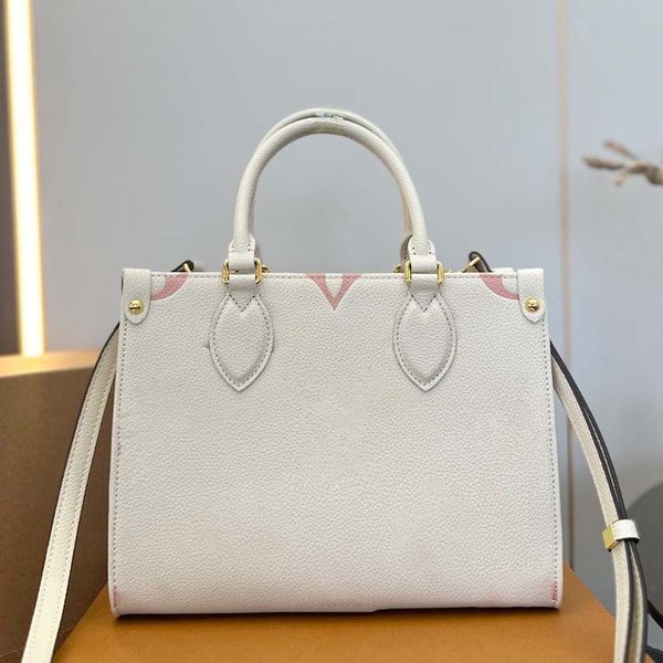 

luxury totes designer bag womens handbags onthego tote bag crossbody flower ladies casual pvc genuine leather purse shoulder bags female lar