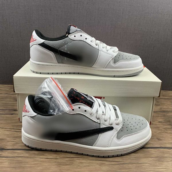 

authentic jumpman 1s ts mens shoes dark brown grey black white designer basketball shoes luxury outdoor sneakers size available fast ship wi