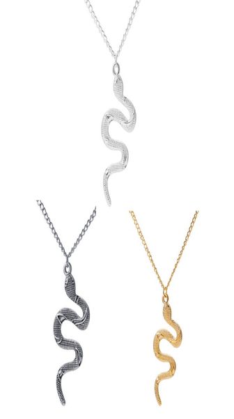 

casual punk pendant necklaces golden silver color men women neck jewelry statement necklace6355264