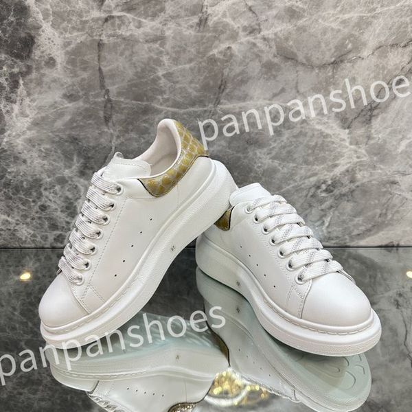 

2023 luxury designer sneakers casual shoe leather lace up men fashion platform white black mens womens espadrilles sports trainer