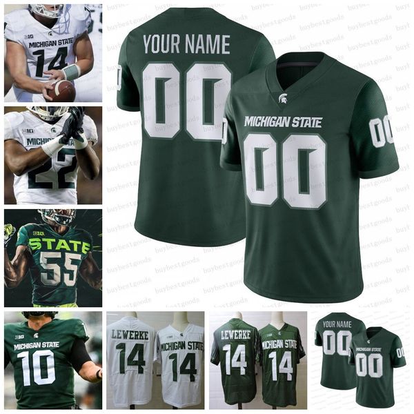 

custom michigan state football jersey jayden reed jalen berger payton thorne keon coleman katin houser noah kim andrew schorfhaar jerseys, Black;red