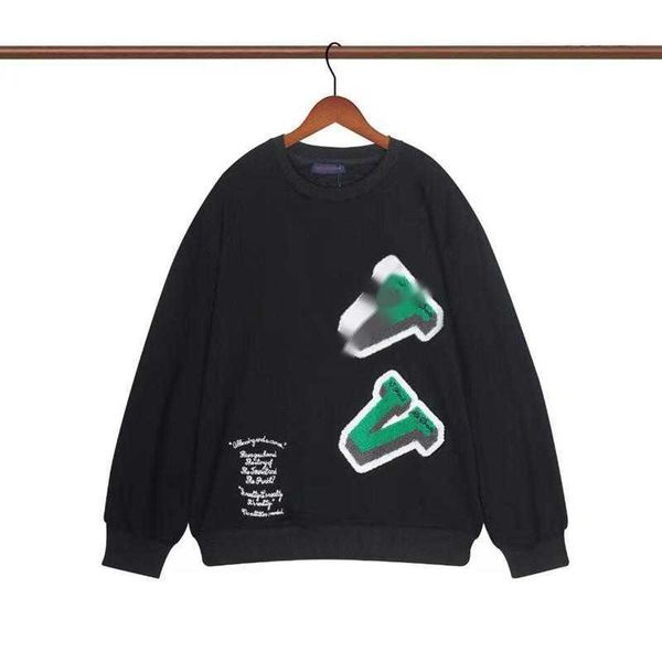 

2021 men's sweatshirts designer sweater pullover clothing high-quality round neck long sleeve outdoor casual street sweaters fashion lo, Black