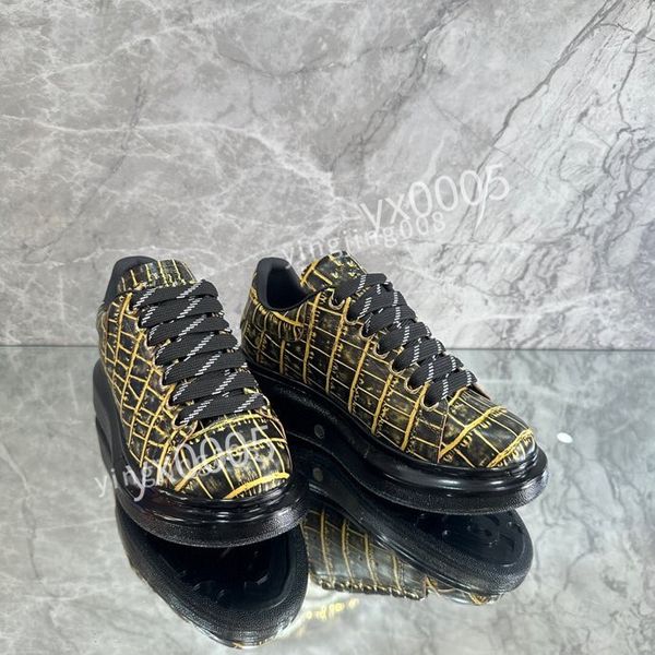

2023 designer casual shoes men women platform sneakers leather mens and womens outdoor shoe, Black