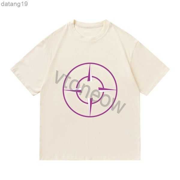 

mens women designers t shirts stone short sleeve series compass printed trendy reflective men's and women's t-shirt island 3 822o, White;black
