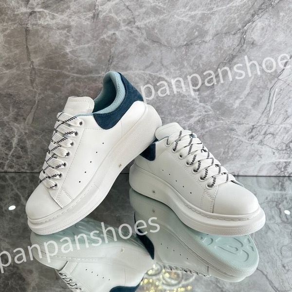 

2023 luxury designer sneaker shoe women casual shoes mens leather white platforms with black outdoor sneakers size 35-46