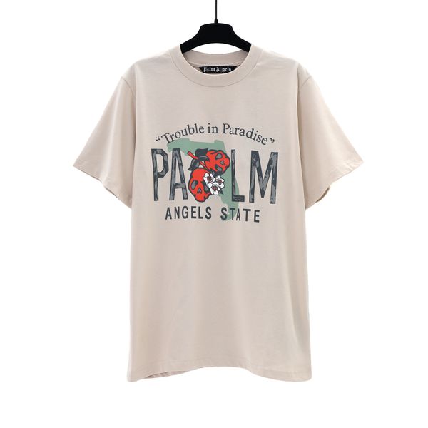 

palm angel pa palm summer loose tees fashion casual shirt luxurys clothing street cute shirts men women couple t shirts dx002, White;black