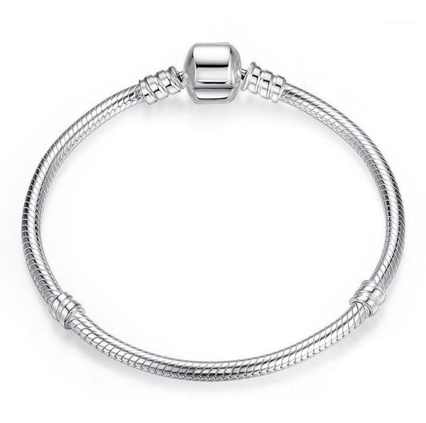 

aifeili dropship authentic silver plated chain diy charm bracelet & bangle diy for women bracelet jewelry gift19845184, Black
