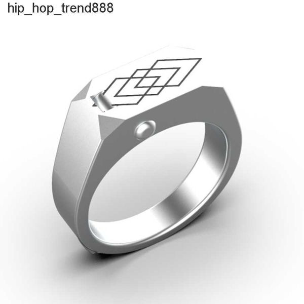 

three generations of anti outdoor survival legal artifact ring knife folding wolf jewelry tools for men and women g96m727, Silver