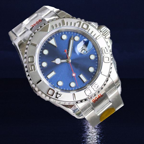 

luxury watch watches men watches classic 904l stainless steel collapsible buckle strap sapphire noctilucent waterproof 40mm 116655 wristwatc, Slivery;brown