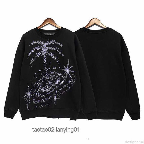

hoodie for men plam fashion angle cotton designer able 2022 brand star coconut tree print plush neck long sleeve sweater and women hiyhb0, Black