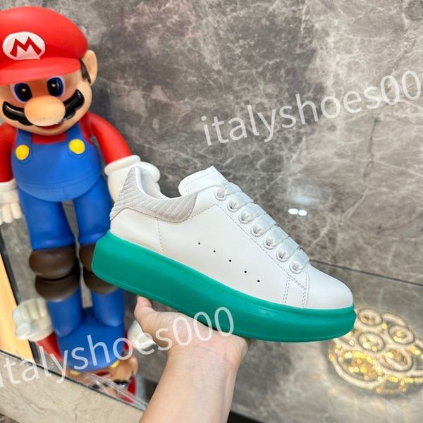 

2023 luxurys genuine leather casual shoes platform sneakers brand design women autumn fashion sports ladies vulcanized men, Black