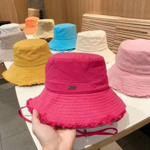 

designer brand bucket hat wide brim hat embroidered alphabet men and women basin hats sun protection sunscreen spring outdoor travel, Blue;gray