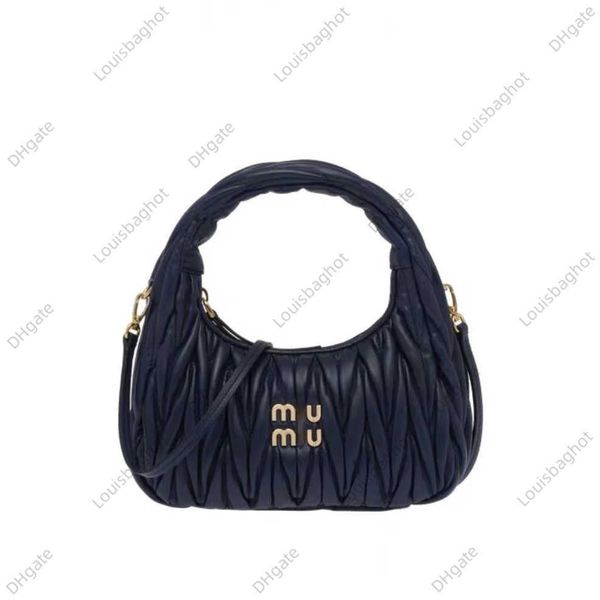 

miui wander matelasse underarm miu bag women's mens cleo satchel tote hobo with shoulder strap genuine leather handbag clutch crossbody