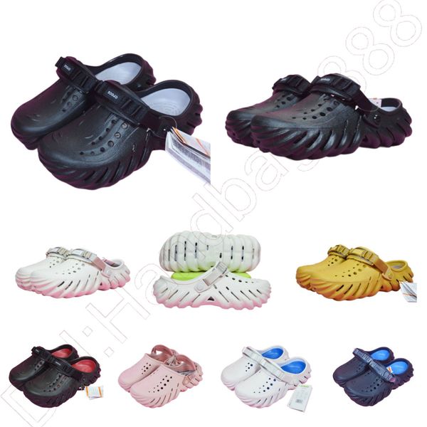 

sandals eva bobo crocclog crocodile shoes lightweight comfortable women men summer slides designers sandalias slippers a02, Black