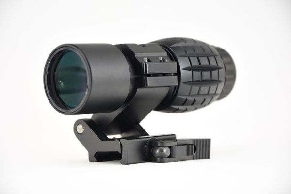 

tactical scope 3x magnifier quick release 20mm picatinny weaver mount base for red dot sight