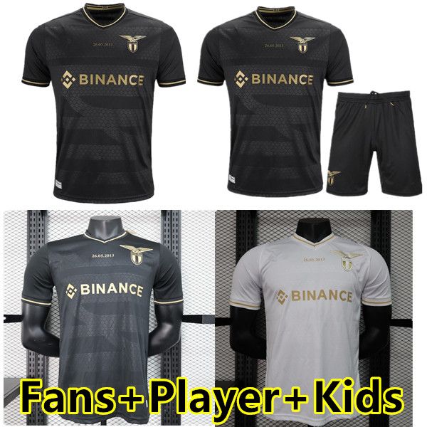 

23 24 lazio immobile soccer jerseys 2023 10th sergej f. anderson maillots de foot shirt luis alberto j.correa pedro lazzari fans player kids, Black;yellow