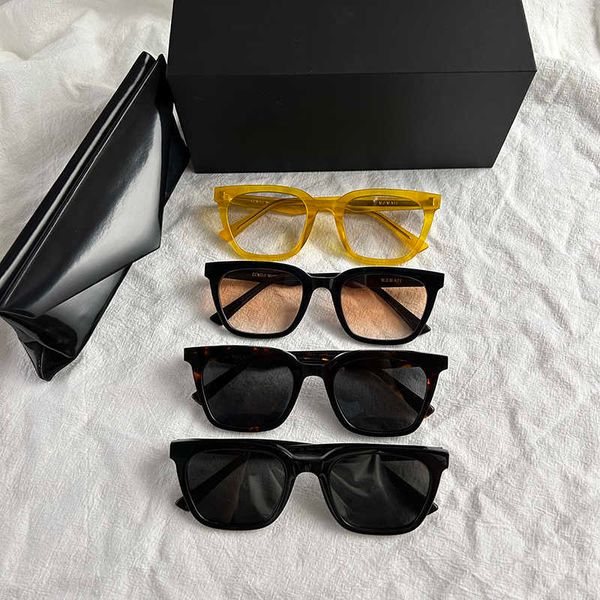 

2022 new luxury brand designer fashion gentle sunglasses momati men women square vintage acetate uv400 sun glasses with box, White;black